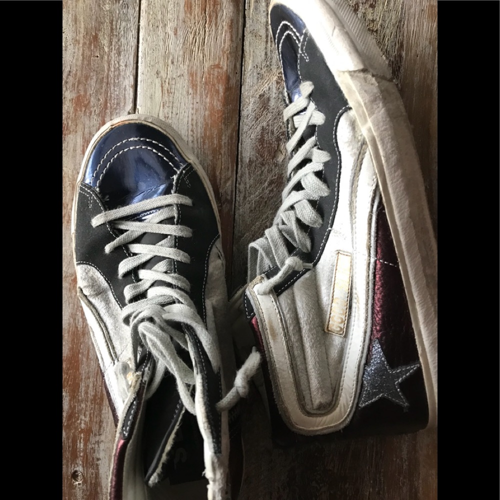 Authentic Golden Goose slide sneakers